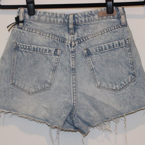 NEW BLANK NYC The Reeve Ultra High Rise Jean Shorts Women Size 25 - Picture 7 of 13